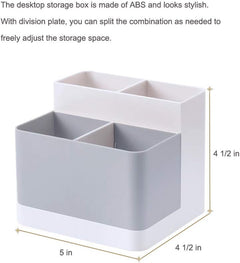 Desktop Storage Organizer Pencil Card Holder Box Container for Desk, Office Supplies, Vanity Table